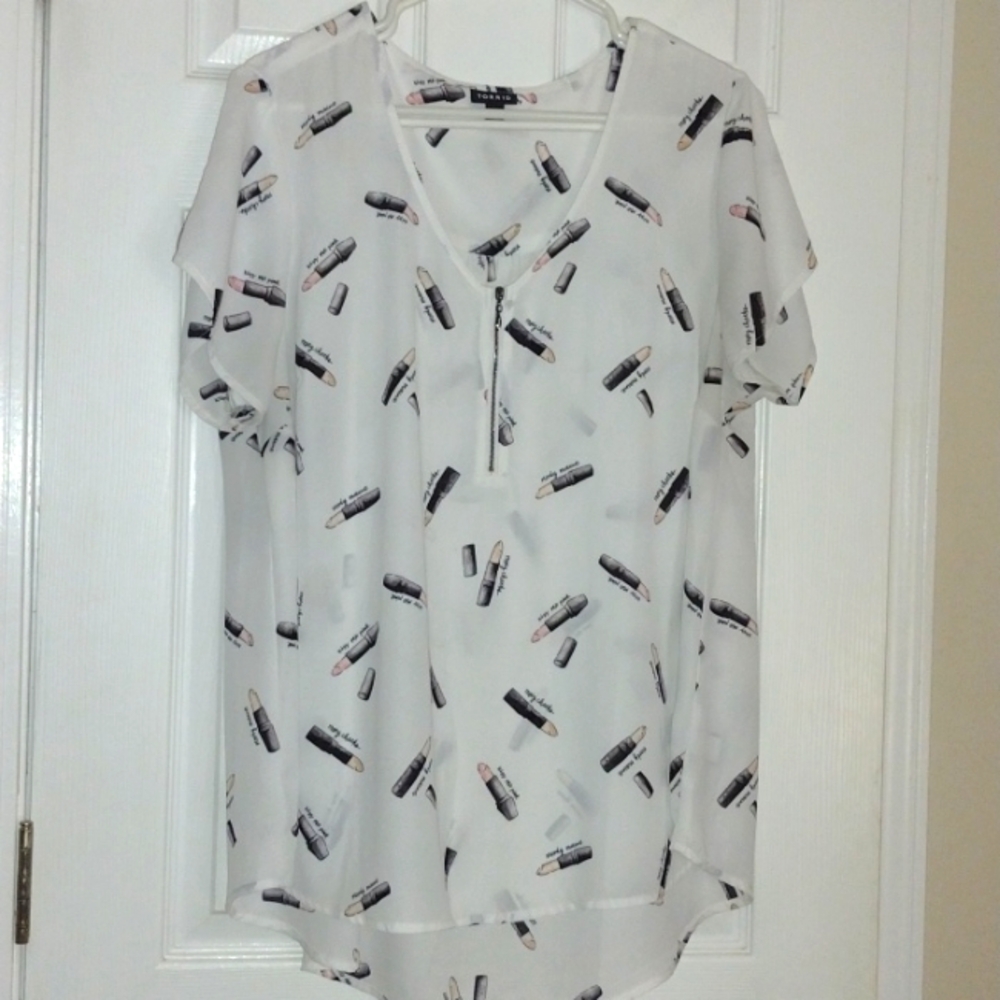 Torrid slip on lipstick top!